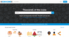 Desktop Screenshot of icon-icons.com